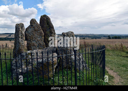 The Rollright Stones Stock Photo