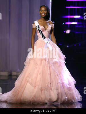 The 2016 Miss Teen USA Preliminary Competition at The Venetian Resort and Casino  Featuring: Miss Teen Oklahoma Hellen Smith Where: Las Vegas, Nevada, United States When: 30 Jul 2016 Stock Photo