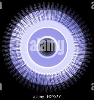 X-ray concept jet engine Stock Photo