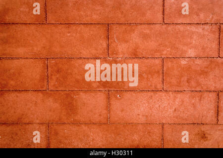 close-up of red brick wall, useful for design, background use Stock Photo