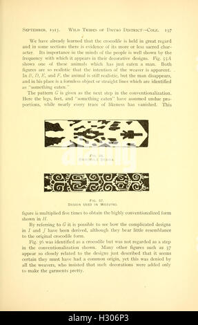 The wild tribes of Davao district, Mindanao (Page 197) BHL26 Stock Photo