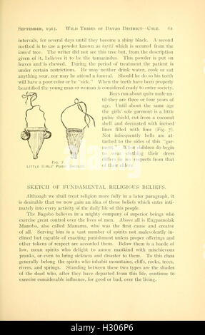 The wild tribes of Davao district, Mindanao (Page 61) BHL26 Stock Photo