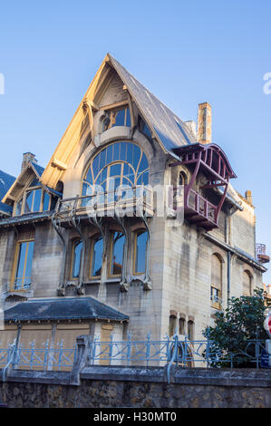 Villa Majorelle, Art Nouveau house, 1901-1902 by Henri Sauvage, Rue Louis Majorelle, Nancy, Meurthe-et- Moselle, (Grand Est), France Stock Photo