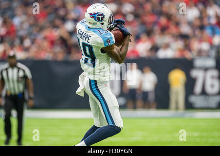 Tennessee Titans wide receiver Tajae Sharpe #19 during an NFL football game  between the Buffalo Bills and the Tennessee Titans, Sunday, Oct. 6, 2019 in  Nashville, Tenn. (Photo by Michael Zito/AP Images