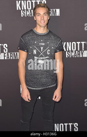 Austin North at 'Knott's Scary Farm' Black Carpet Event at the Knott's Berry Farm. Buena Park, 30.09.2016 | Verwendung weltweit/picture alliance Stock Photo