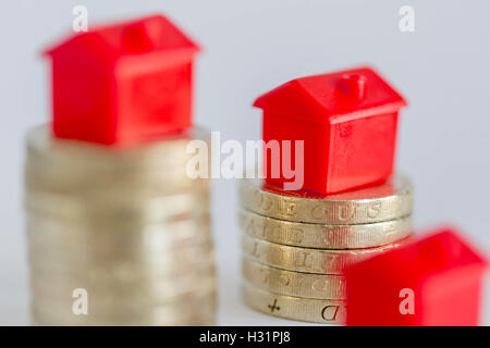 Concept image depicting housing/property markets. Stock Photo