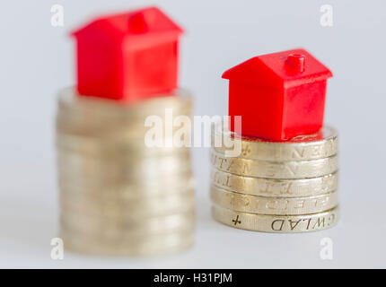 Concept image depicting housing/property markets. Stock Photo