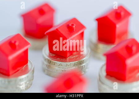 Concept image depicting housing/property markets. Stock Photo