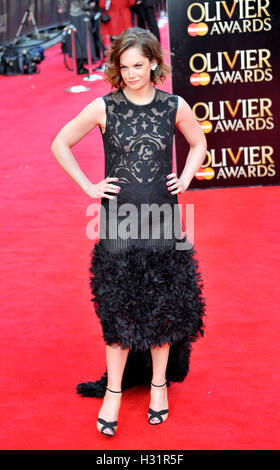 Ruth Wilson at the  Olivier Awards at The es Royal Opera House on April 13, 2014 in London, England. Stock Photo