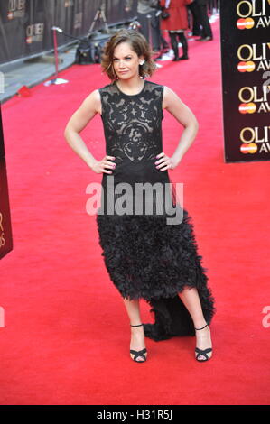 Ruth Wilson at the  Olivier Awards at The es Royal Opera House on April 13, 2014 in London, England. Stock Photo