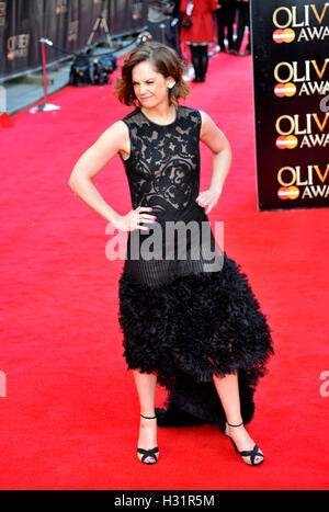 Ruth Wilson at the  Olivier Awards at The es Royal Opera House on April 13, 2014 in London, England. Stock Photo