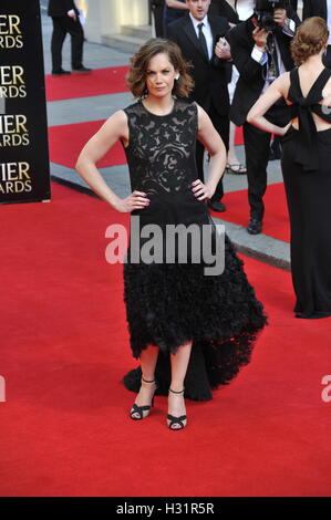 Ruth Wilson at the  Olivier Awards at The es Royal Opera House on April 13, 2014 in London, England. Stock Photo