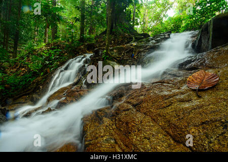 Jeram Toi Waterfall Stock Photo