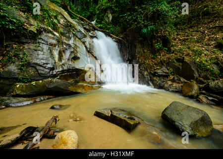 Jeram Toi Waterfall Stock Photo