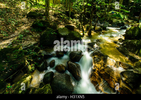 Jeram Toi Waterfall Stock Photo