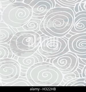 Seamless wave hand-drawn pattern, waves abstract background curled pattern. Can be used for wallpaper, pattern fills, web page b Stock Vector