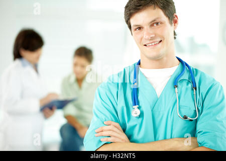 Confident doctor Stock Photo