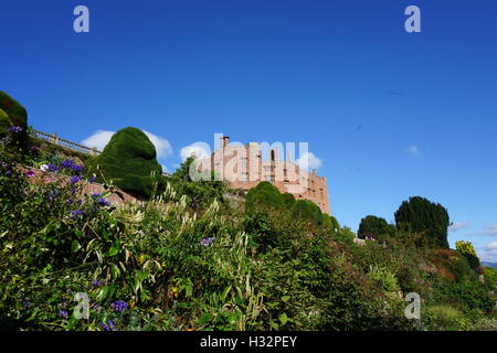 Powis castle in Wales Stock Photo