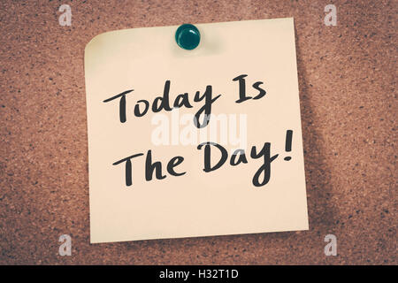 Today is the day Stock Photo