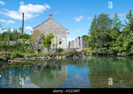 The Flour Mill at Upper Canada Village. Stock Photo