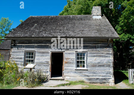 The Ross farmhouse at Upper Canada Village. Stock Photo