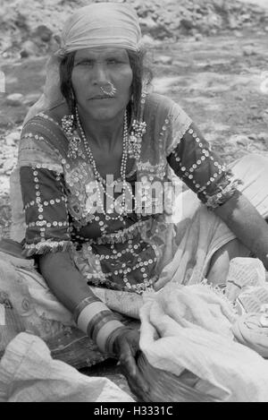 woman in india brian mcguire Stock Photo