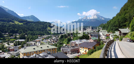 Berchtesgaden, Aussicht, Panoramastrasse, Oberbayern Stock Photo