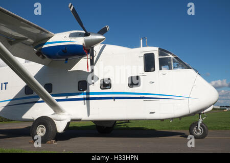 Short SC7 Skyvan utility aircraft often used as a cargo plane or for parachuting built in Northern Ireland by Short Brothers Stock Photo