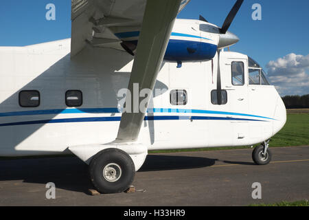 Short SC7 Skyvan utility aircraft often used as a cargo plane or for parachuting built in Northern Ireland by Short Brothers Stock Photo
