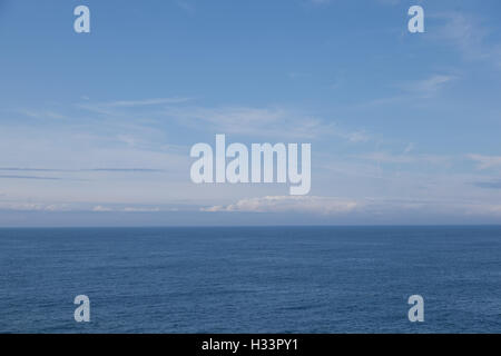 Plain sea and sky background shot Stock Photo