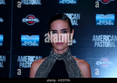 Roma, Italy. 03rd Oct, 2016. Jennifer Connelly during Premiere in Cinema Barberini of film 'American Pastoral' in Italy. © Matteo Nardone/Pacific Press/Alamy Live News Stock Photo