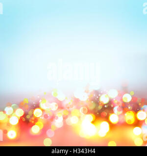 Colorful blurred circles abstract background Stock Photo