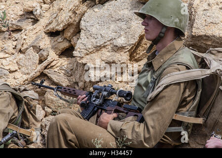 Soviet Spetsnaz in Afghanistan Stock Photo