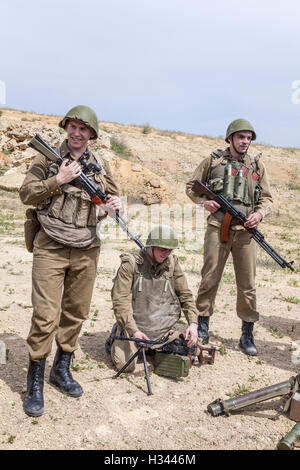 Soviet Spetsnaz in Afghanistan Stock Photo