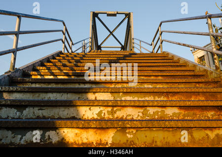 Old forgotten stairs in Queens, New York Stock Photo