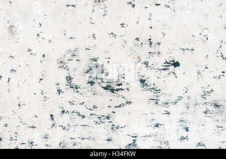 Old painted black and white plywood texture, wallpaper or background Stock Photo