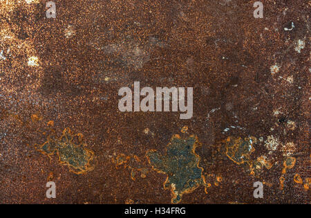 Old shabby rusty metal texture, background or wallpaper Stock Photo