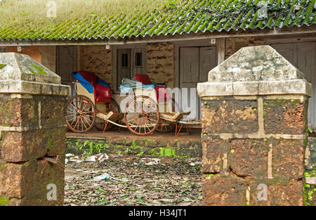 The image of Cart in cottage in Matheran, Maharashtra, India Stock Photo