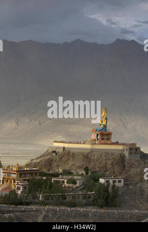 Maitreya Buddha from Diskit Monastery, Jammu and Kashmir, India Stock Photo