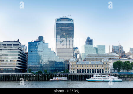 City of London skyline showing the Walkie Talkie building, London, England, UK Stock Photo