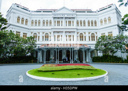 The famous Raffles Hotel, a Singapore landmark, Singapore Stock Photo