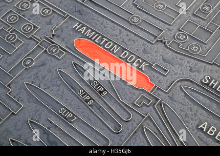 Hamilton Dock, Belfast Stock Photo