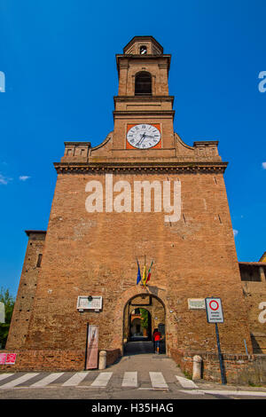 Italy Emilia Romagna Novellara the fortress Stock Photo