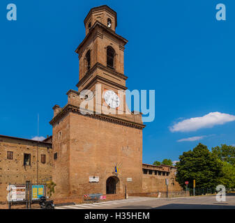 Italy Emilia Romagna Novellara the fortress Stock Photo