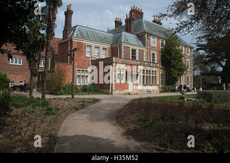 The Jacobean manor house of Forty Hall, Grade I listed, in Enfield, North London, England. Stock Photo