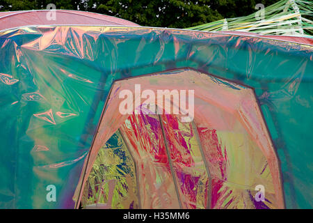 The 2015 Serpentine Pavilion in Kensignton Gardens, London, UK, by SelgasCano. Stock Photo