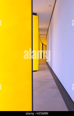 The Fondation Louis Vuitton, Bois de Boulogne, Paris, France. Art installation 'Inside the horizon' by Olafur Eliasson. Stock Photo