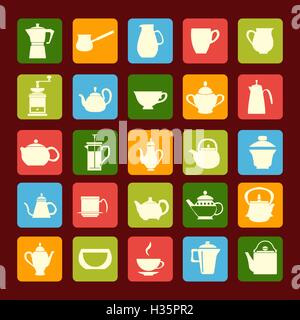Coffee and tea time Stock Vector