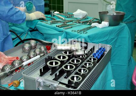 hip replacement Stock Photo