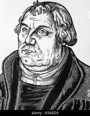 Lucas Cranach d. J. Martin Luther. Woodcut and type print 1546 , 1546 ...